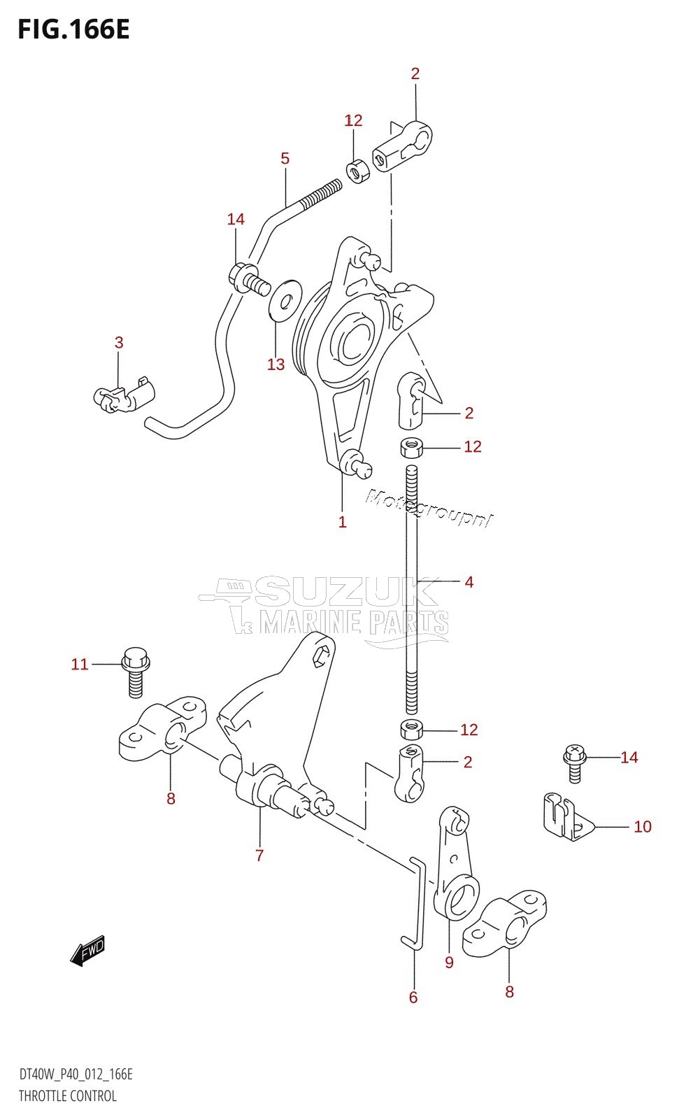 THROTTLE CONTROL (DT40WK:P40)