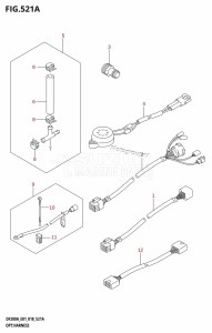 DF225Z From 22503Z-810001 (E01 E40)  2018 drawing OPT:HARNESS