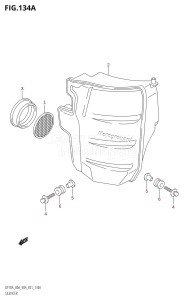 DF80A From 08002F-110001 (E01 E40)  2011 drawing SILENCER