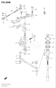 15002F-410001 (2014) 150hp E03-USA (DF150T  DF150TG) DF150 drawing CLUTCH SHAFT (DF150TG:E03)