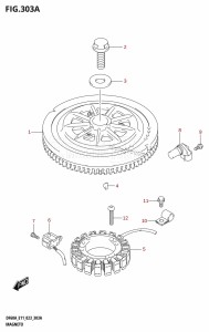 DF40A From 04003F-140001 (E01 E11)  2021 drawing MAGNETO