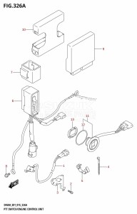 DF50A From 05004F-510001 (E01)  2015 drawing PTT SWITCH /​ ENGINE CONTROL UNIT (DF40A:E01)