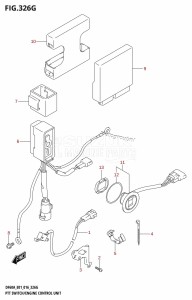 DF50A From 05003F-610001 (E01)  2016 drawing PTT SWITCH /​ ENGINE CONTROL UNIT (DF60A:E01)