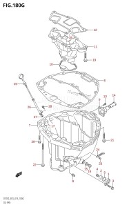 DF225T From 22503F-410001 (E03)  2014 drawing OIL PAN (DF250ST:E03)