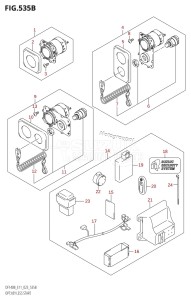 DF140BT From 14005F-240001 (E11 E40)  2022 drawing OPT:KEY LESS START (023)