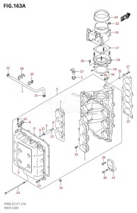 DF300A From 30002P-710001 (E03)  2017 drawing THROTTLE BODY