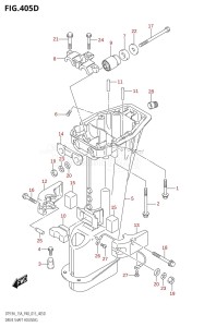 DT15A From 01503K-510001 (P36)  2015 drawing DRIVE SHAFT HOUSING (DT9.9AK:P36)