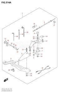 DF6A From 00603F-040001 (P03)  2020 drawing OPT:REMOCON PARTS SET