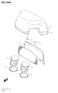 DF225Z From 22503Z-610001 (E03)  2016 drawing SILENCER