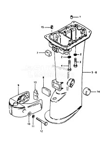 DT35 From 4001-100001 ()  1988 drawing DRIVESHAFT HOUSING