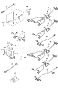 Outboard DF 175AP drawing Harness (1)