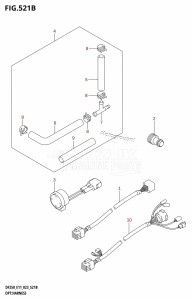 DF200Z From 20002Z-140001 (E01 E40)  2021 drawing OPT:HARNESS (022,023)