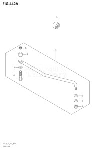 00992F-680001 (2006) 9.9hp P01-Gen. Export 1 (DF9.9K6  DF9.9RK6) DF9.9 drawing DRAG LINK (DF9.9R,DF15R)