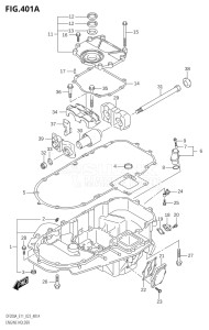 20003F-040001 (2020) 200hp E01 E03 E40-Gen. Export 1 - USA (DF200AT) DF200A drawing ENGINE HOLDER