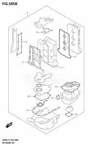 DF60A From 06003F-340001 (E11 E40)  2023 drawing OPT:GASKET SET (DF50AVT,DF50AVTH,DF60AVT,DF60AVTH,DF40ASVT)