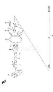 Outboard DF 150 drawing Clutch Rod