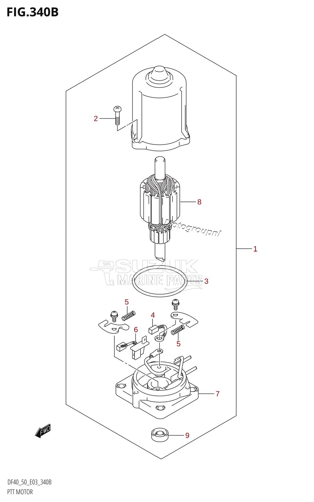 PTT MOTOR ((DF40T,DF50T):(K1,K2,K3,K4,K5,K6,K7,K8,K9,K10))