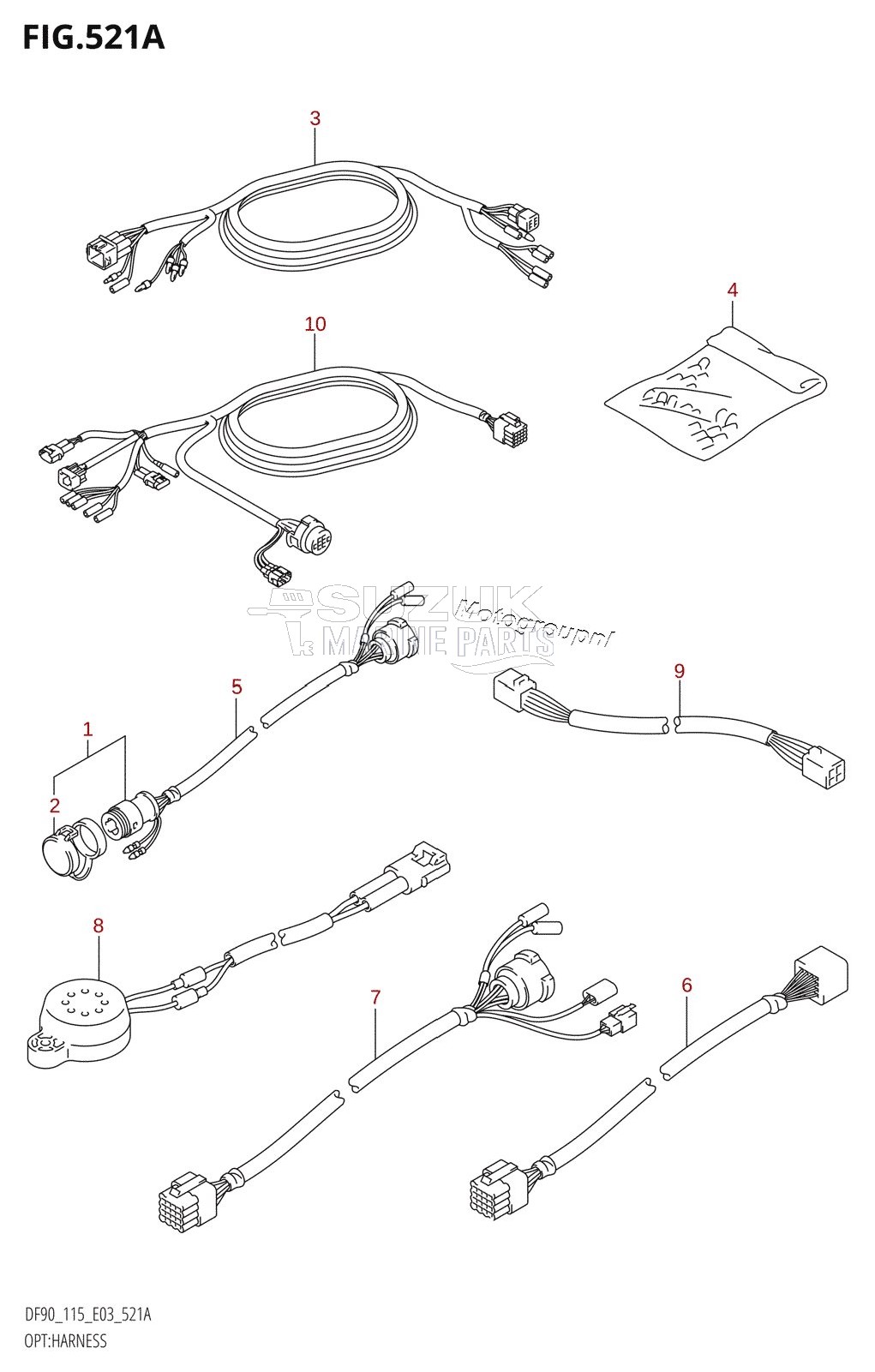 OPT:HARNESS (K1,K2,K3,K4,K5,K6,K7)