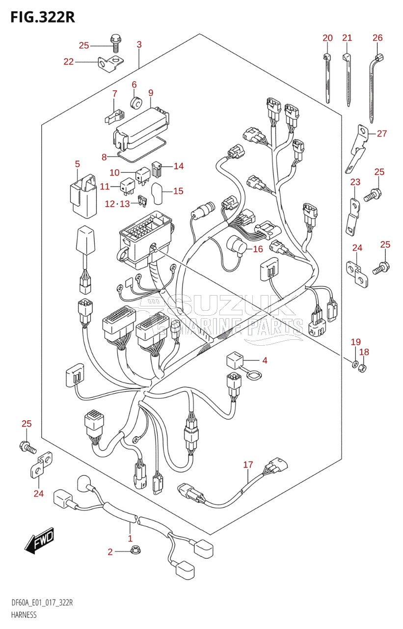 HARNESS (DF60AVT:E01)