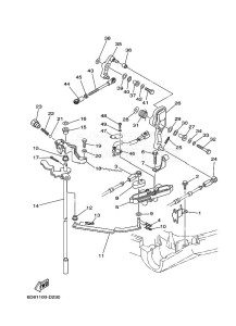 F100D drawing THROTTLE-CONTROL