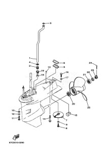 F40BETL drawing LOWER-CASING-x-DRIVE-2