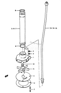 DT14 From C-10001 ()  1982 drawing WATER PUMP