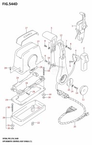 DF9.9B From 00995F-610001 (P03)  2016 drawing OPT:REMOTE CONTROL ASSY SINGLE (1) (DF15A:P03)