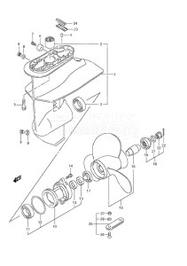 DF 8A drawing Gear Case