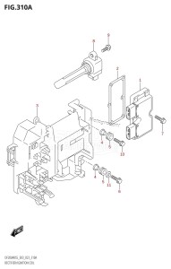 DF200AST From 20004F-040001 (E03)  2020 drawing RECTIFIER /​ IGNITION COIL