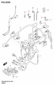 DF30A From 03003F-510001 (P01 P40)  2015 drawing HARNESS (DF25ATH:P01)