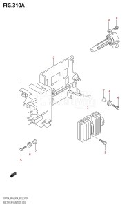 DF70A From 07003F-010001 (E03)  2010 drawing RECTIFIER /​ IGNITION COIL