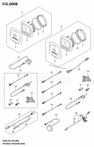 DF20A From 02002F-440001 (P01 - P40)  2024 drawing OPT:MULTI FUNCTION GAUGE (DF20A:P40)