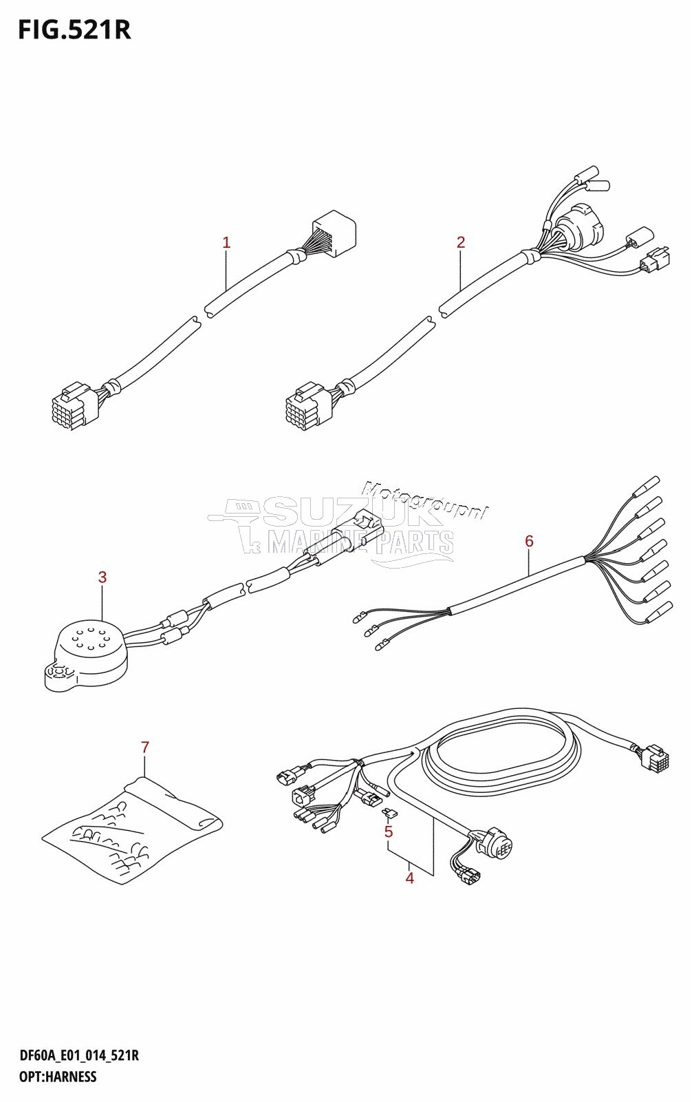 OPT:HARNESS (DF60AVT:E01)