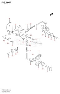 DT30 From 03001-251001 ()  2002 drawing THROTTLE CONTROL ((DT25,DT30):(E01,E13),DT30R:E01)