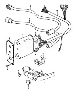 DT20 From D-10001 ()  1983 drawing OPT : REMOTE STARTING KIT (DT20, DT25, DT28)