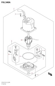 DF250 From 25003F-910001 (E03)  2019 drawing PTT MOTOR (L-TRANSOM)