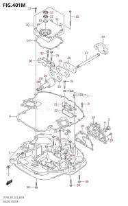 DF250 From 25003F-210001 (E01 E40)  2012 drawing ENGINE HOLDER (DF250Z:E40)