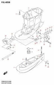 DF300AP From 30002P-910001 (E03)  2019 drawing DRIVE SHAFT HOUSING (XX-TRANSOM)