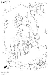 07003F-240001 (2022) 70hp E11 E40-Gen. Export 1-and 2 (DF70AT  DF70ATH  DF70ATH) DF70A drawing HARNESS (DF90AWQH)