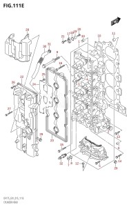 DF175TG From 17502F-510001 (E01 E40)  2015 drawing CYLINDER HEAD (DF150Z:E01)