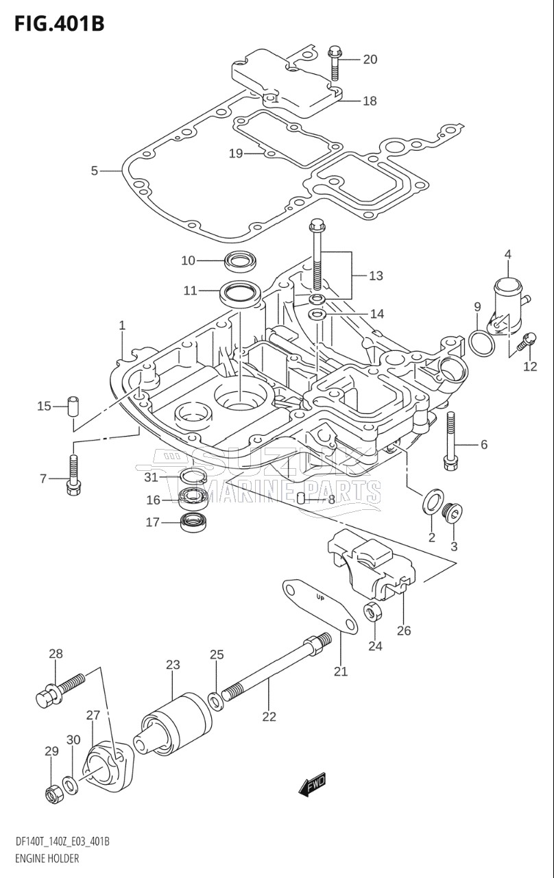 ENGINE HOLDER (K6,K7,K8,K9,K10,011)