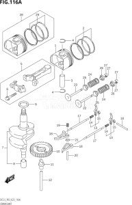 00252F-240001 (2022) 2.5hp P03-U.S.A (DF2.5) DF2.5 drawing CRANKSHAFT