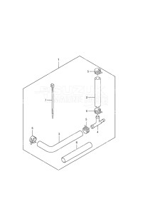 Outboard DF 90A drawing Water Pressure Gauge Sub Kit