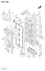 DF150Z From 15002Z-510001 (E01 E40)  2015 drawing CYLINDER HEAD (DF150T:E40)