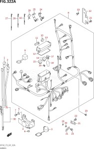 15001Z-880001 (2008) 150hp E01-Gen. Export 1 (DF150ZK8) DF150Z drawing HARNESS