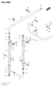 DF225T From 22503F-610001 (E01 E40)  2016 drawing FUEL INJECTOR (DF200Z:E40)