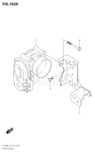 14004F-340001 (2023) 140hp E11 E40-Gen. Export 1-and 2 (DF140BG) DF140BG drawing THROTTLE BODY