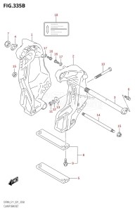 DF80A From 08002F-140001 (E01 E40)  2021 drawing CLAMP BRACKET (DF90AWQH)