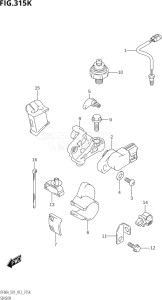 04003F-210001 (2012) 40hp E01-Gen. Export 1 (DF40AQH  DF40AT) DF40A drawing SENSOR (DF60ATH:E01)