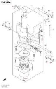 DF15 From 11503F-210001 (P03)  2012 drawing TRIM CYLINDER (DF9.9T,DF9.9TH)